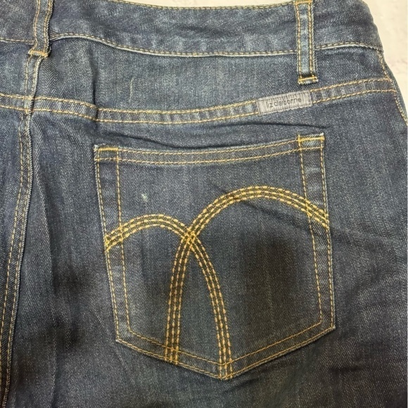 LIZ CLAIBORNE JEANS BOOTCUT dark wash denim women’s pants in size 12 GUC - Picture 15 of 16